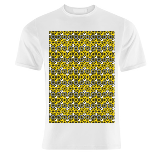 Dot in Yellow and Grey - unique t shirt by MarshallWild