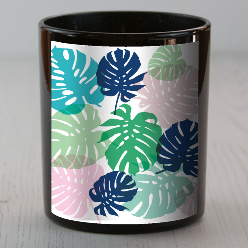 Tropical Monstera - scented candle by Michelle Walker