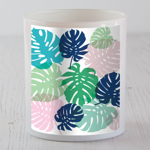 Tropical Monstera - scented candle by Michelle Walker