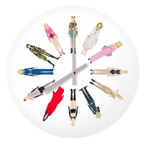Madonna Fashion - quirky wall clock by Notsniw Art