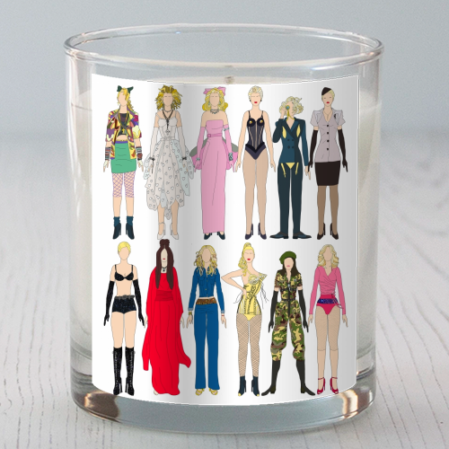 Madonna Fashion - scented candle by Notsniw Art