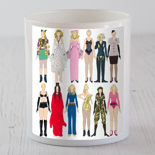 Madonna Fashion - scented candle by Notsniw Art