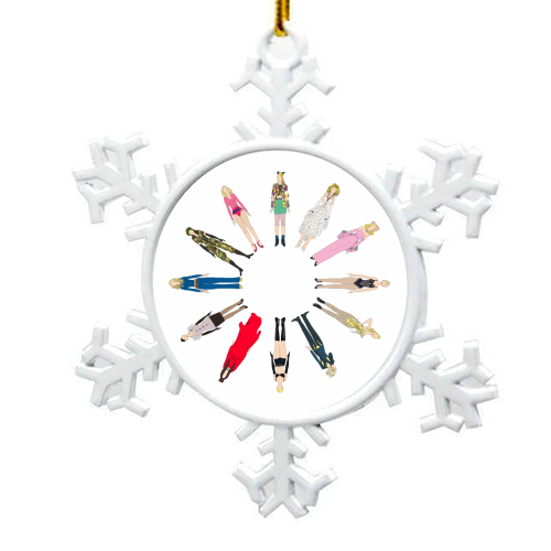 Madonna Fashion - snowflake decoration by Notsniw Art