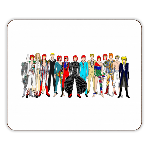 David Bowie Fashion - designer placemat by Notsniw Art