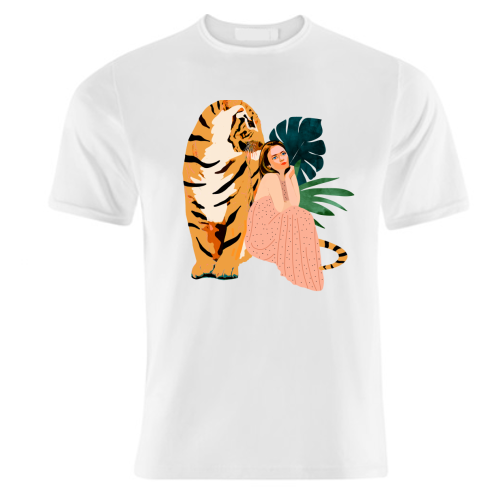 Tiger Spirit - unique t shirt by Uma Prabhakar Gokhale