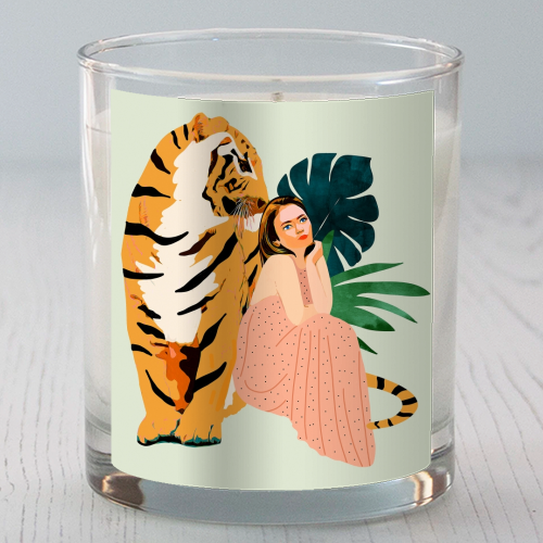 Tiger Spirit - scented candle by Uma Prabhakar Gokhale