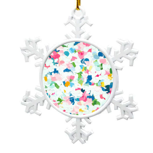 Meadow v2 - snowflake decoration by Uma Prabhakar Gokhale