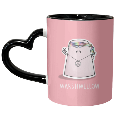 Marshmellow - unique mug by Carl Batterbee