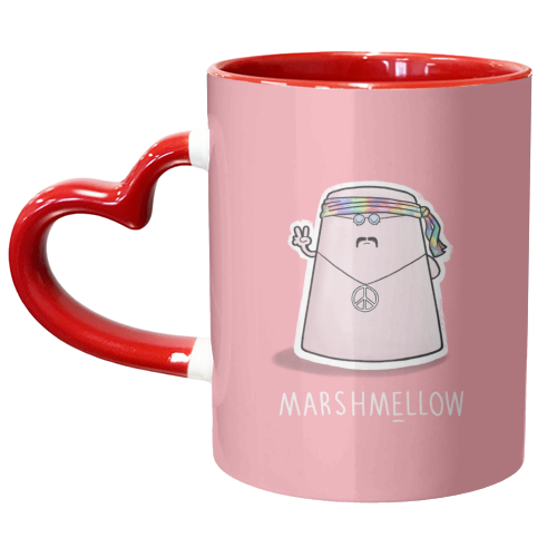 Marshmellow - unique mug by Carl Batterbee