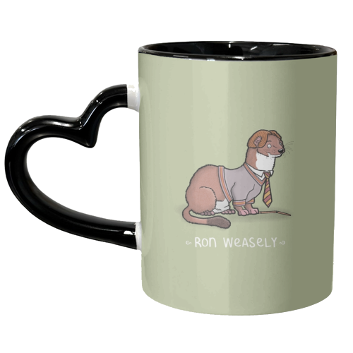 Ron Weasely - unique mug by Carl Batterbee