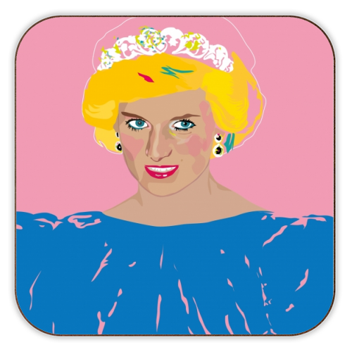 Princess Diana - personalised beer coaster by SABI KOZ
