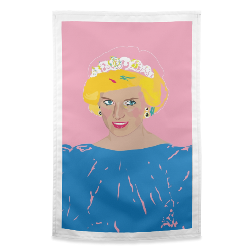 Princess Diana - funny tea towel by SABI KOZ