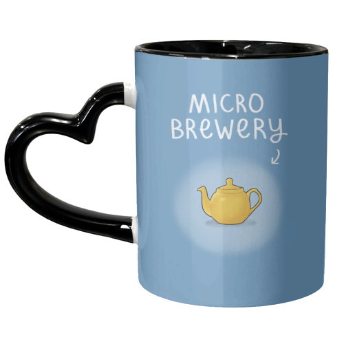 Micro Brewery - unique mug by Carl Batterbee