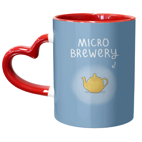 Micro Brewery - unique mug by Carl Batterbee