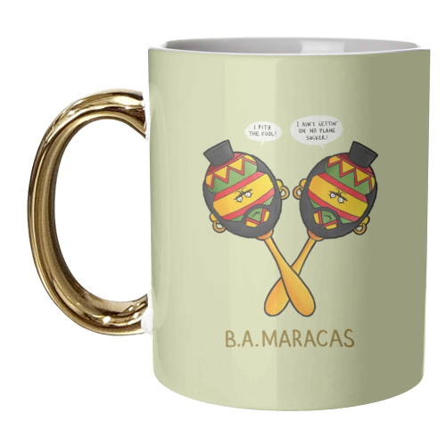 BA Maracus - unique mug by Carl Batterbee