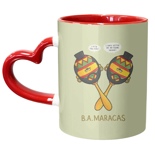 BA Maracus - unique mug by Carl Batterbee