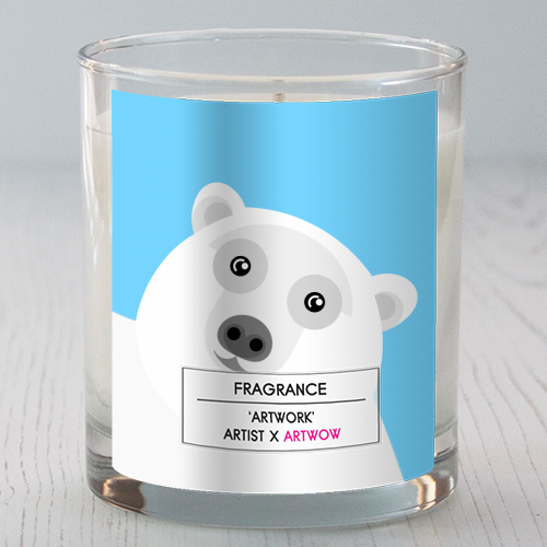 Polar Bear - Candle by Adam Regester