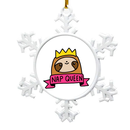 Nap Queen - snowflake decoration by Mombi & Ted