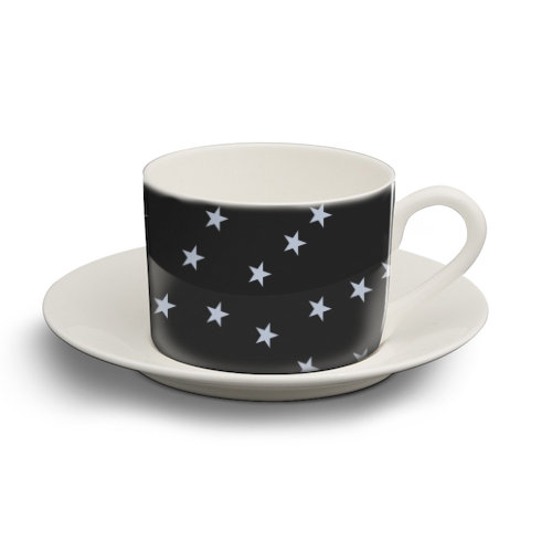 Nordic Night Sky - personalised cup and saucer by Fimbis