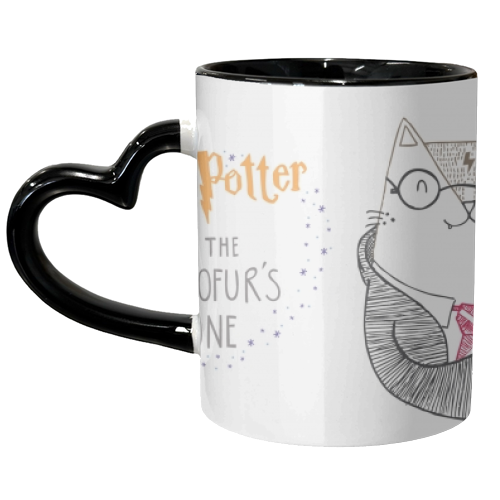 Hairy Potter And The Philosofur's Stone - unique mug by Katie Ruby Miller