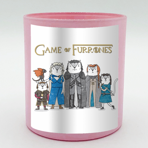 Game of Furrones - scented candle by Katie Ruby Miller