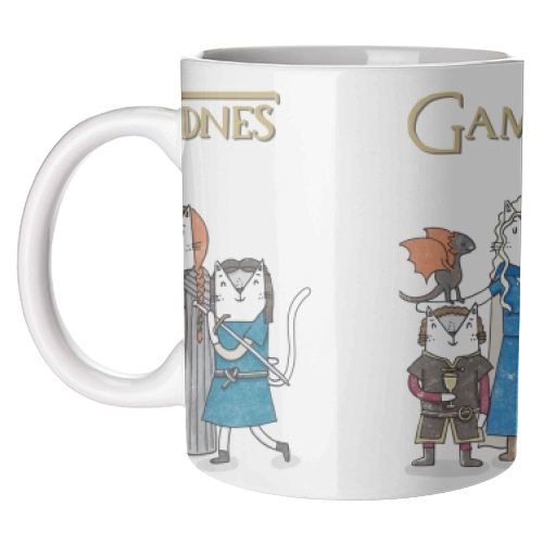 Game of Furrones - unique mug by Katie Ruby Miller
