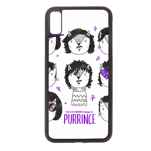 The Cat Formerly Known As Purrince - stylish phone case by Katie Ruby Miller