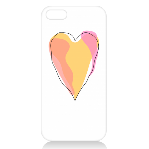 Peachy Heart - unique phone case by Adam Regester