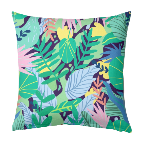 Wild Garden - designed cushion by Uma Prabhakar Gokhale