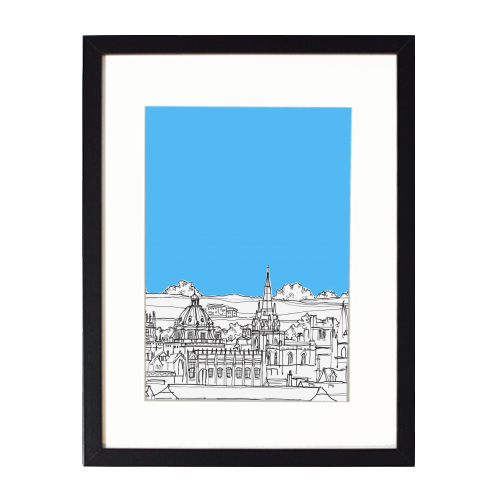 Oxford Rooftops - framed poster print by Adam Regester