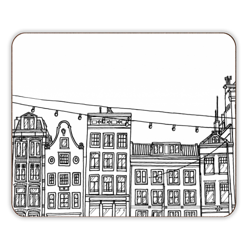 Amsterdam Houses - designer placemat by Adam Regester