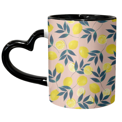 Lemony Goodness - unique mug by Uma Prabhakar Gokhale