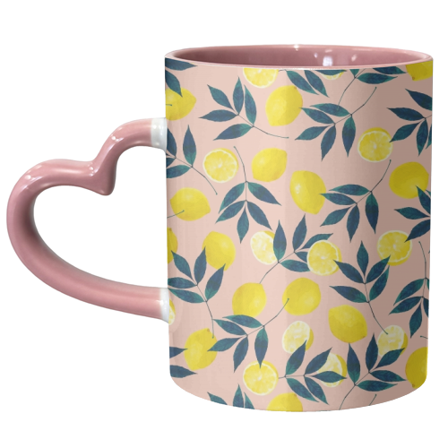 Lemony Goodness - unique mug by Uma Prabhakar Gokhale