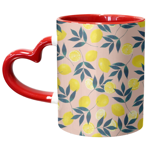 Lemony Goodness - unique mug by Uma Prabhakar Gokhale