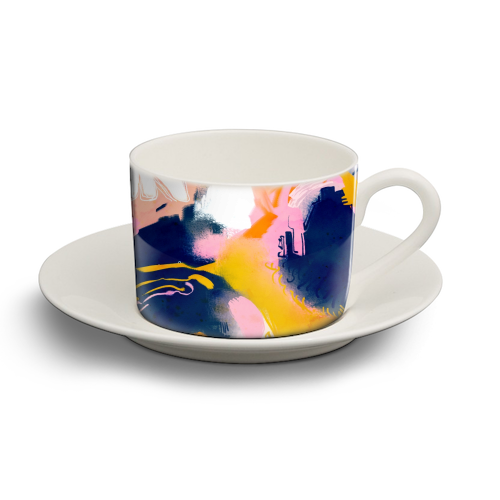 Deep dream - personalised cup and saucer by Uma Prabhakar Gokhale