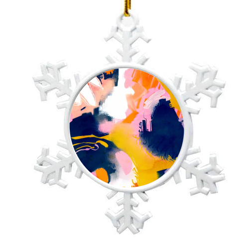 Deep dream - snowflake decoration by Uma Prabhakar Gokhale