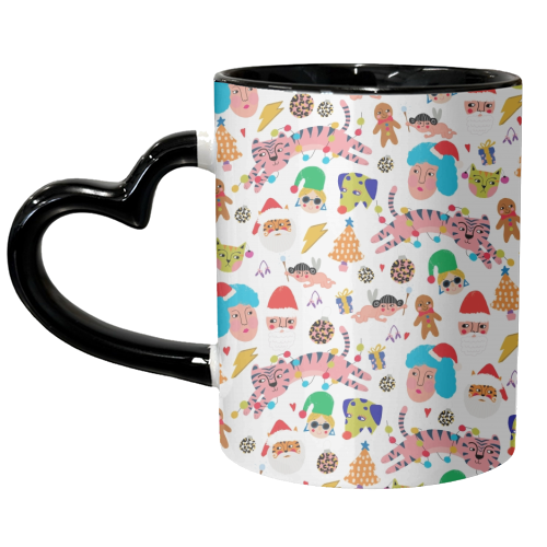 CRAZY CHRISTMAS - unique mug by Nichola Cowdery
