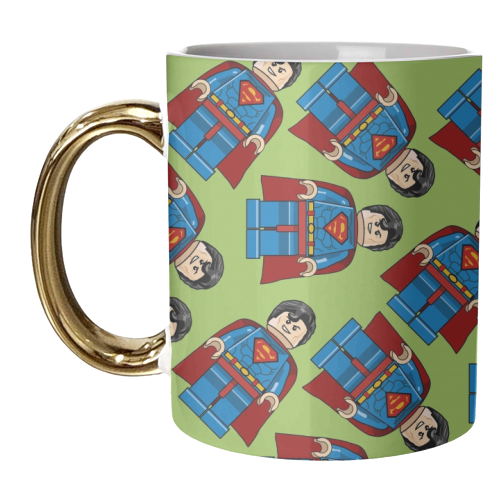lego superman - unique mug by ainsley wilson