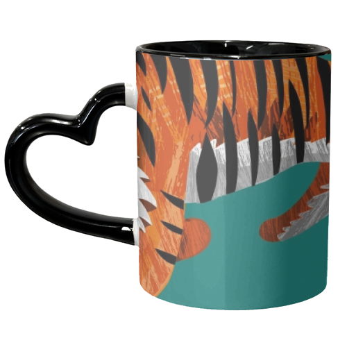 tiger - unique mug by ainsley wilson