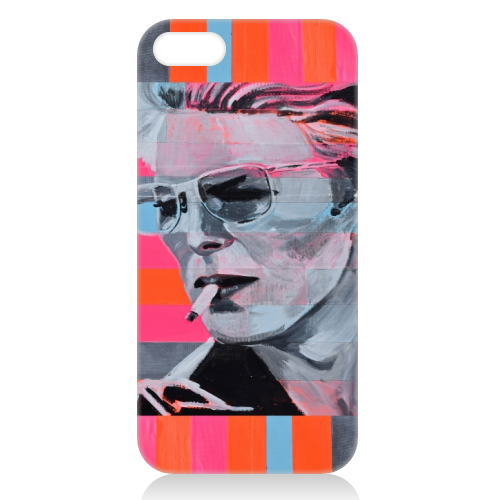 Neon Bowie - unique phone case by Kirstie Taylor
