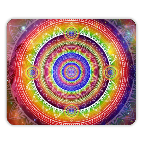 Cosmic Journey Mandala - designer placemat by InspiredImages