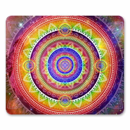 Cosmic Journey Mandala - funny mouse mat by InspiredImages