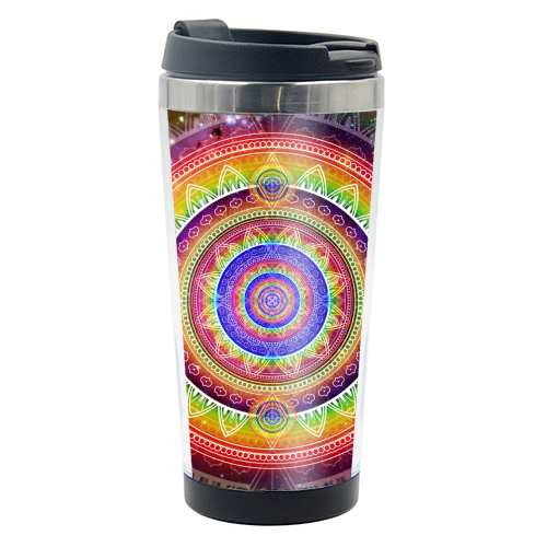 Cosmic Journey Mandala - photo water bottle by InspiredImages