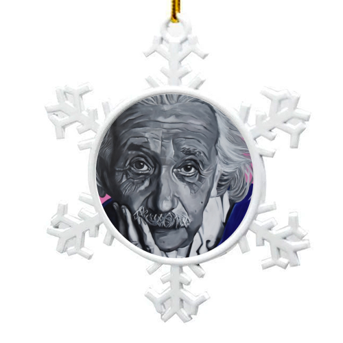 Genius - snowflake decoration by Kirstie Taylor