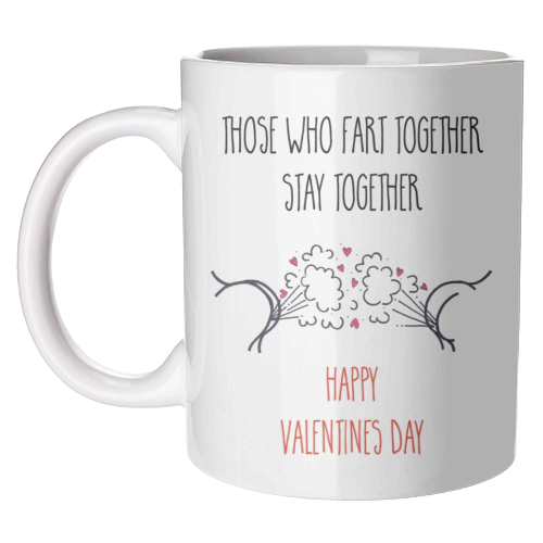 Cheeky Valentines Day Message - unique mug by Adam Regester