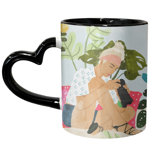 Miss Blogger - unique mug by Uma Prabhakar Gokhale