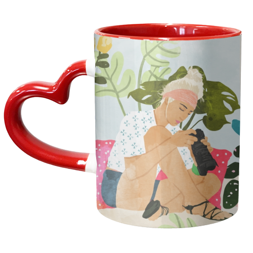 Miss Blogger - unique mug by Uma Prabhakar Gokhale