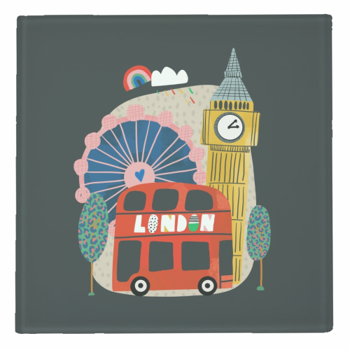 London Love - personalised beer coaster by Nichola Cowdery