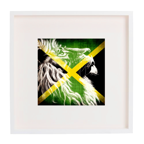 King Of Jamaica - framed poster print by InspiredImages