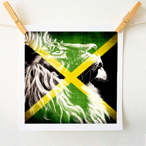 King Of Jamaica - A1 - A4 art print by InspiredImages